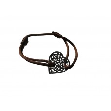 Bracelet Pendant WHITE GOLD "Heart" Large...ON SALE!